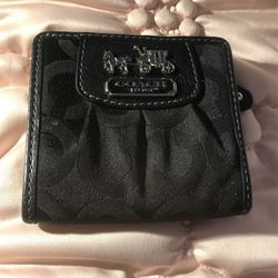 Adorable black coach wallet