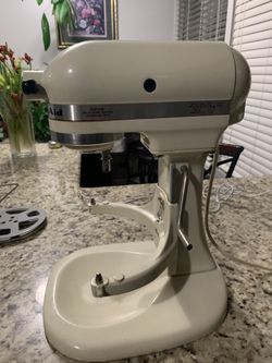 KitchenAid K5SS Heavy Duty Series 5qt Stand Mixer - White for sale