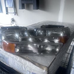 99-02 Silverado Headlights 