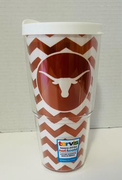 Tervis University of Texas Longhorns 24oz Insulated Tumbler strawlid drink cup