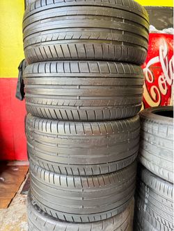 Set Of Four 255/40/19 Dunlop Sp Sport Maxx GT with 60-85% Left BEST VALUE SET