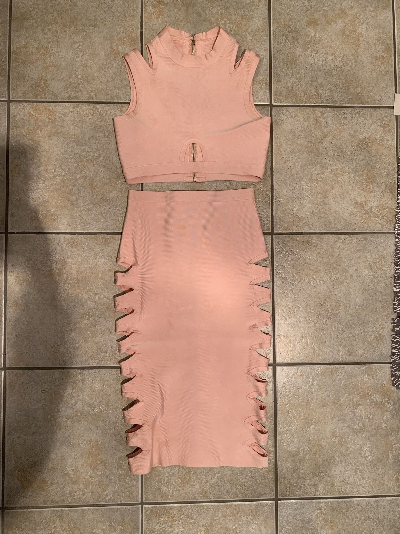 Blush Bodycon Matching Set