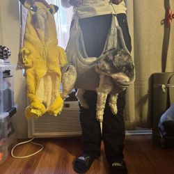 Pikachu Costume With Dog Hanger 