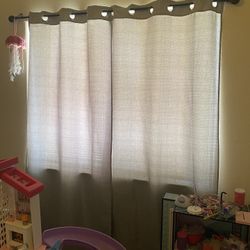 Curtains , Rods, Blinds