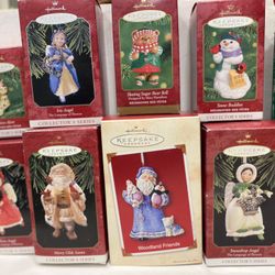 Hallmark Collector Series Ornaments.