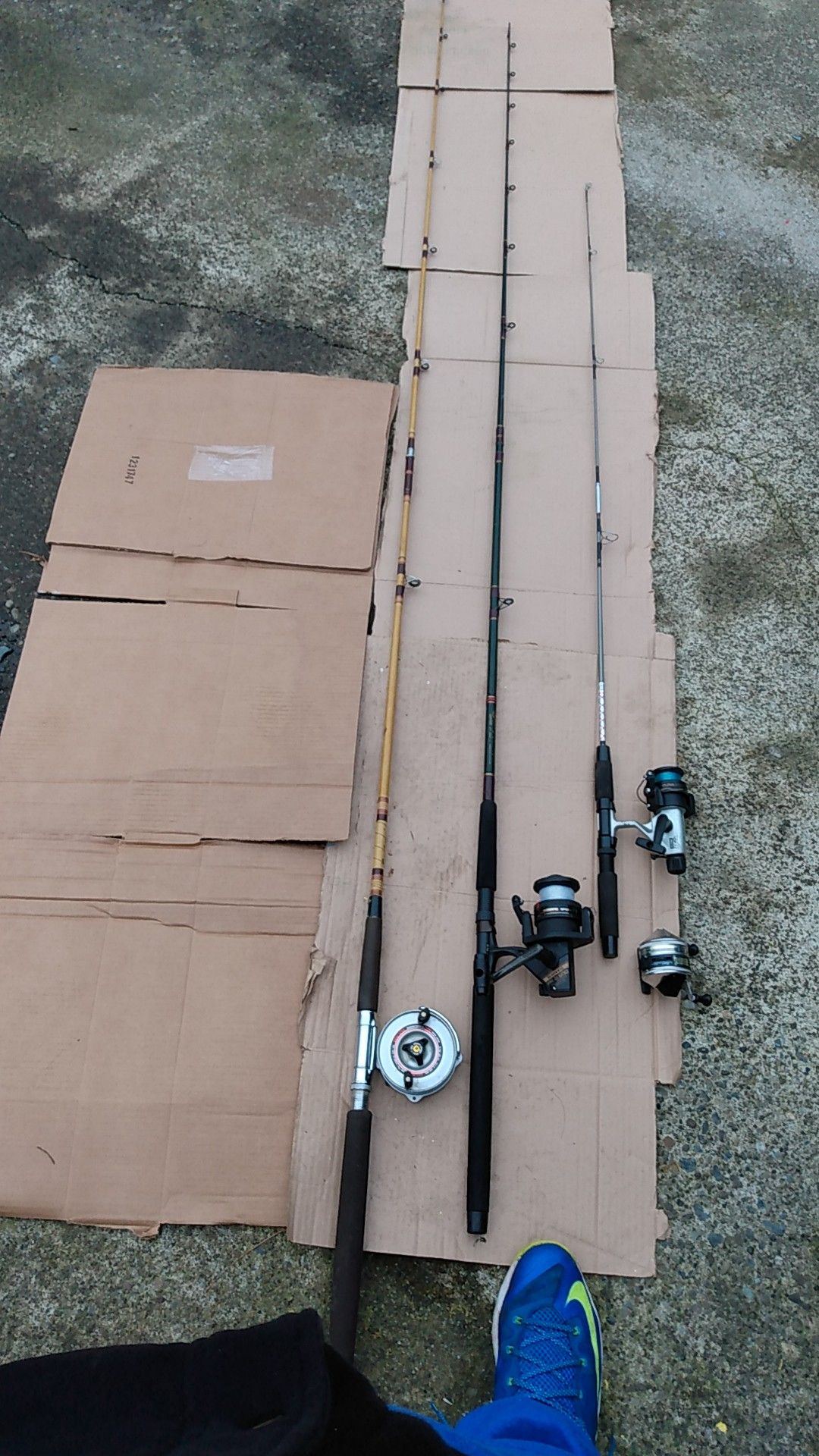 Fishing poles!!! Shmano Daiwa silstar zebco
