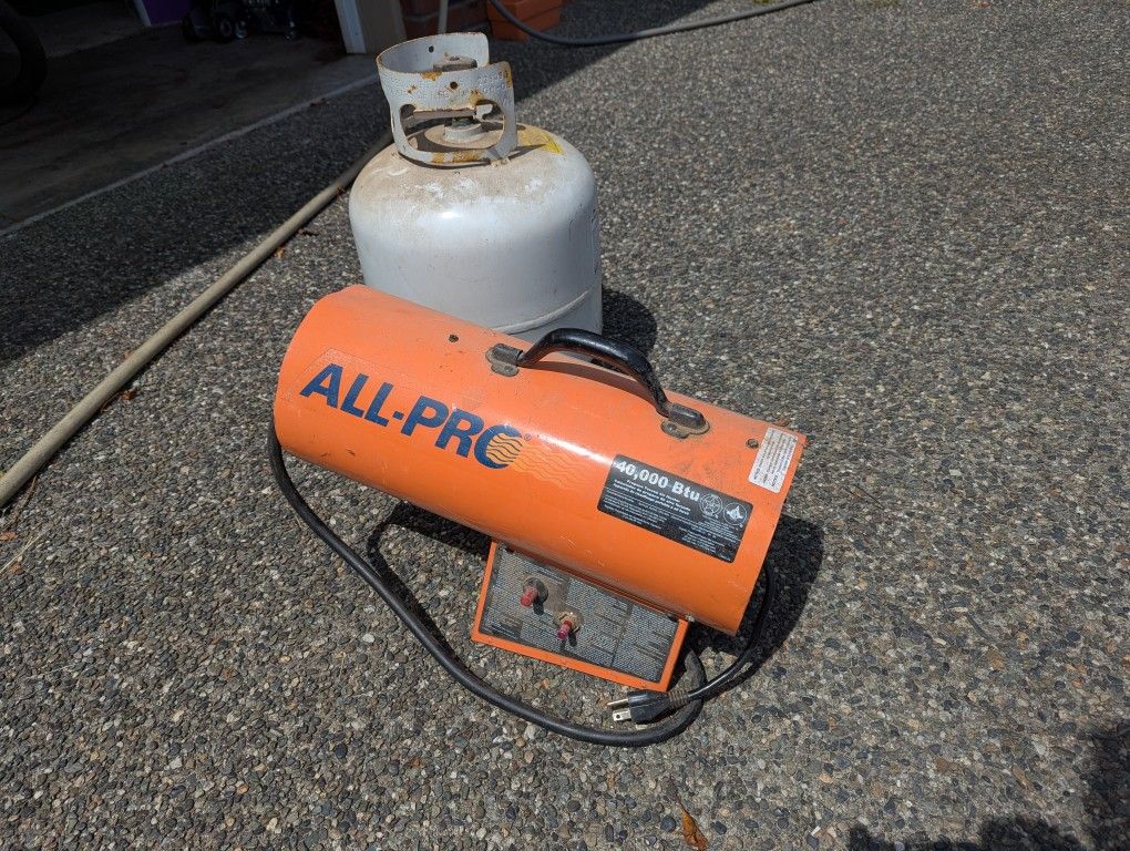 Torpedo Heater, Propane (40000btu}