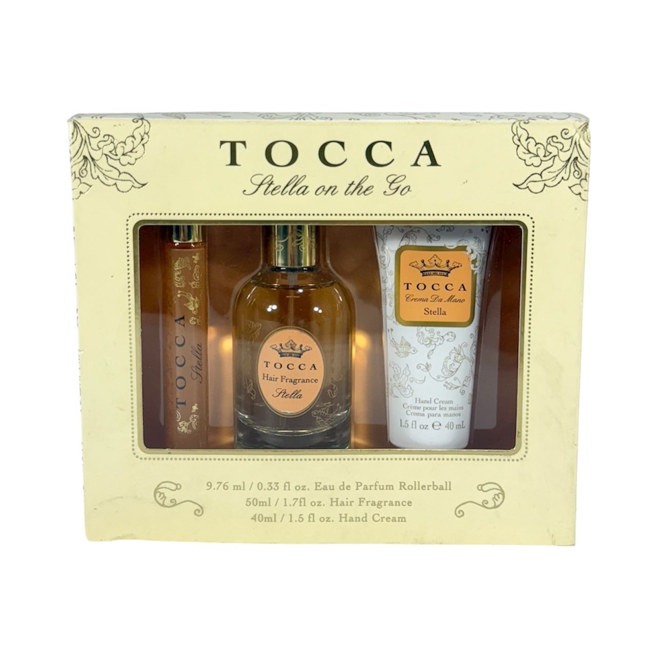 Tocca Stella On The Go Gift Set - EDP Rollerball, Hair Fragrance & Hand Cream