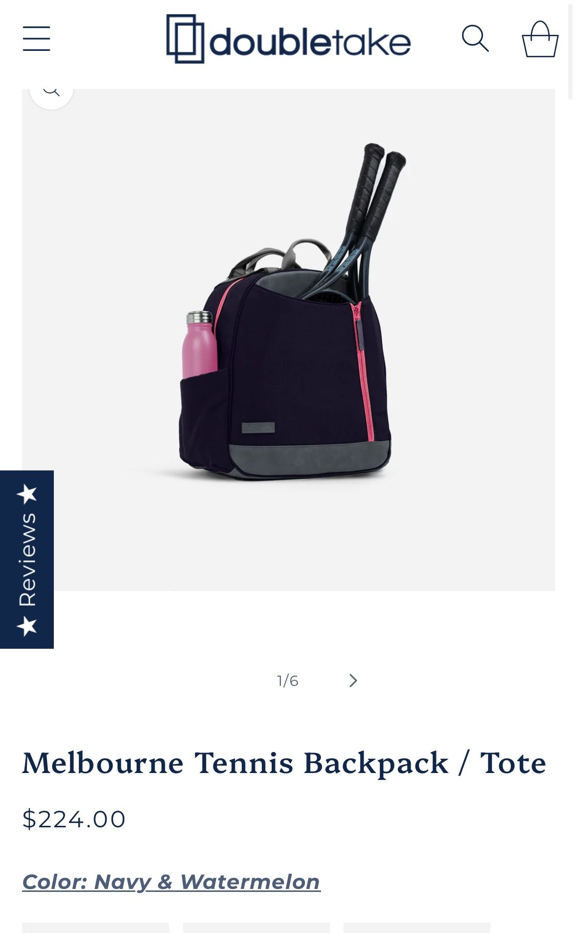 Tennis backpack