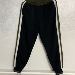 Zara High Waist Joggers Black Pants