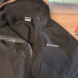 Black Fleece Inside Columbia Jacket