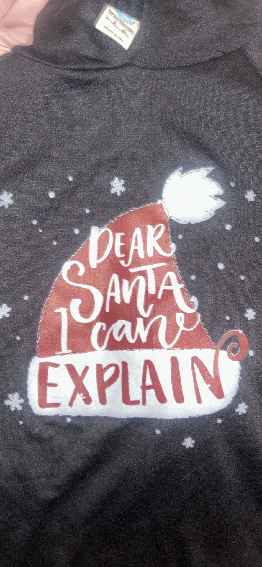 Hoodie That Says “Dear Santa, I Can Explain”