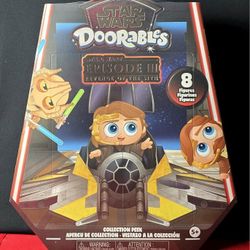 🌟Star Wars Doorables Episode III: Revenge of the Sith Collector Peek set, featuring 8 collectible mini figures.  (sealed)