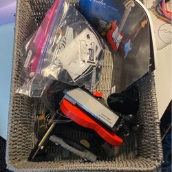 Bucket of Fender guitar legos