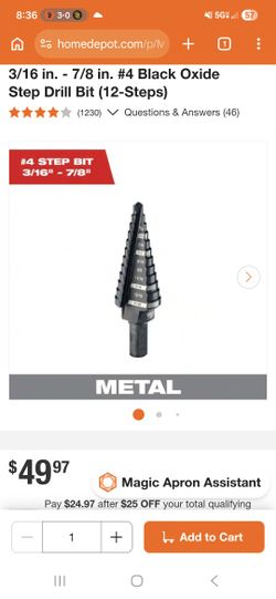 Step Drill Bit