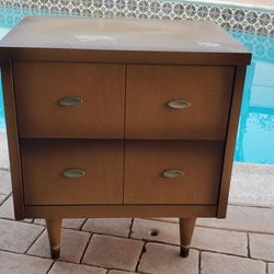 Mid Century Nightstand/Bedside Table