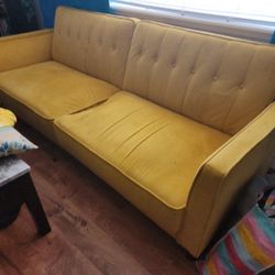 FREE Yellow Futon Couch