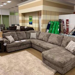 🍄 Hoylake 3-Piece Sectional With Ottoman | Loveseat | Couch | Sofa | Sleeper| Living Room Furniture| Garden Furniture | Patio Furniture