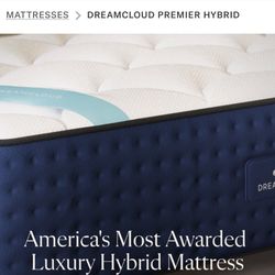 Dream cloud Hybrid Mattress And Bed Frame