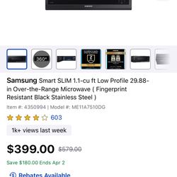 Microwave Samsung