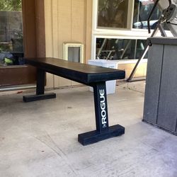 flat bench (47 x 12 inches, 18 inches high)