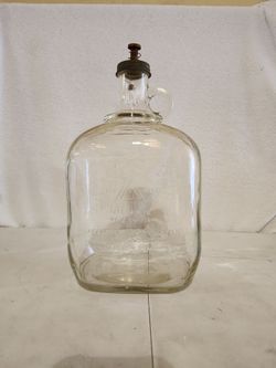 Vintage Perfection Stove Company Glass Oil Jug