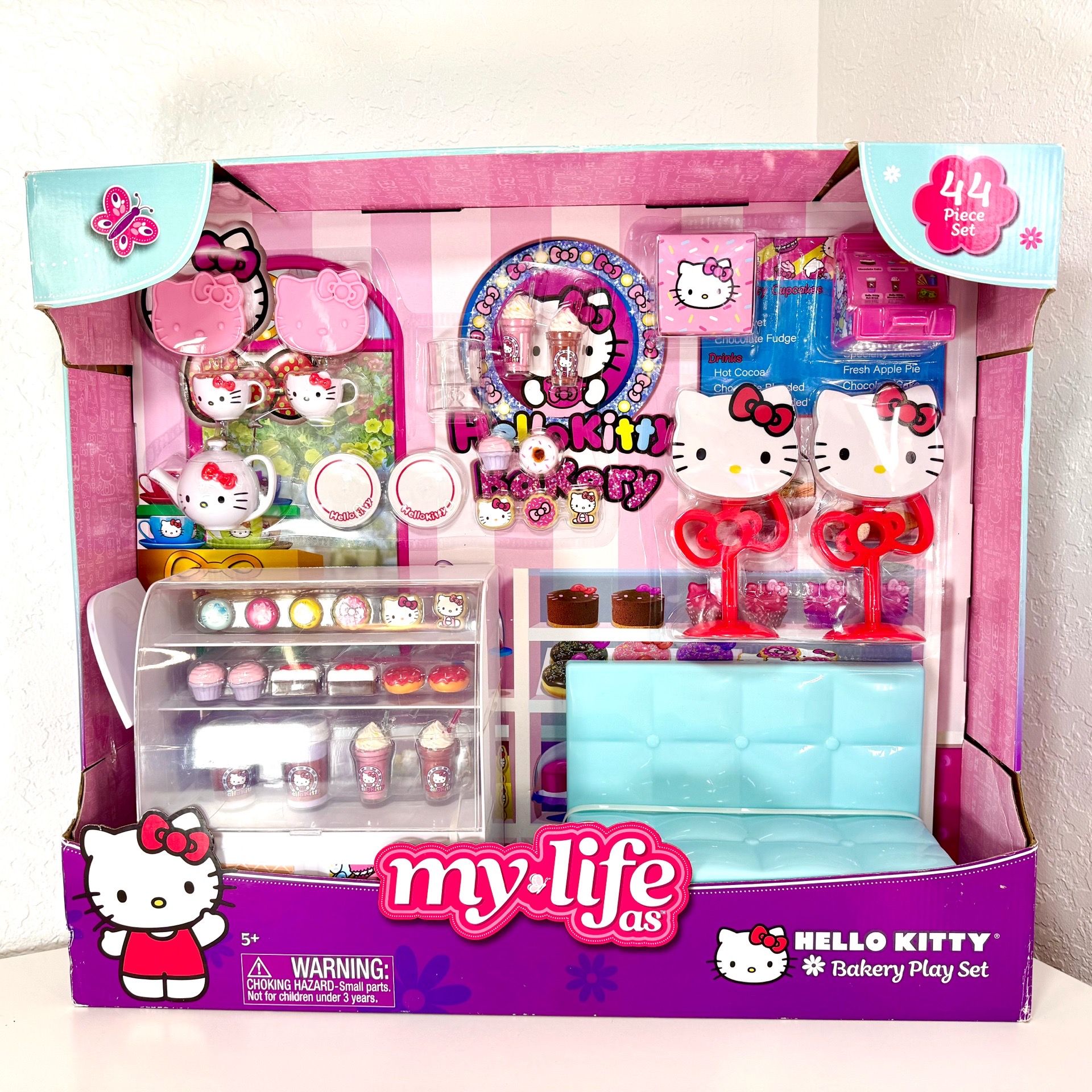 My Life As Hello Kitty Bakery Play Set 44 Pieces For 18" Doll