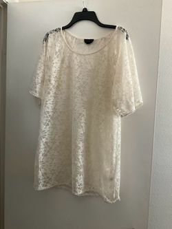 Topshop Lace Top size M