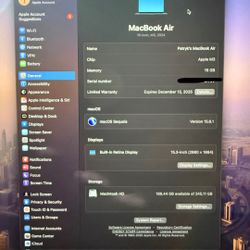 2024 M3 Chip Macbook Air