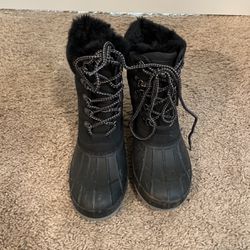 Fuzzy Fleece Lined Snow Boots