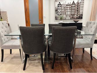 Dining table with 6 chairs