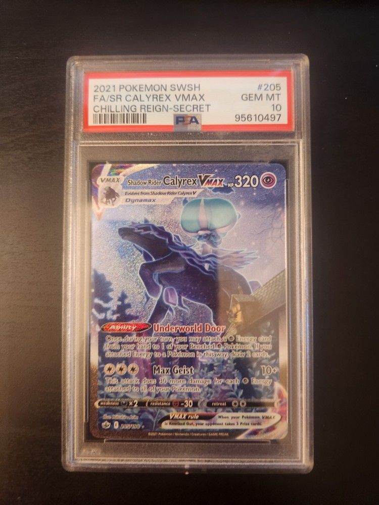 Shadow Rider Calyrex Vmax PSA 10