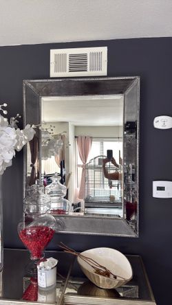 West Elm Elegant Nail Head Big Mirror