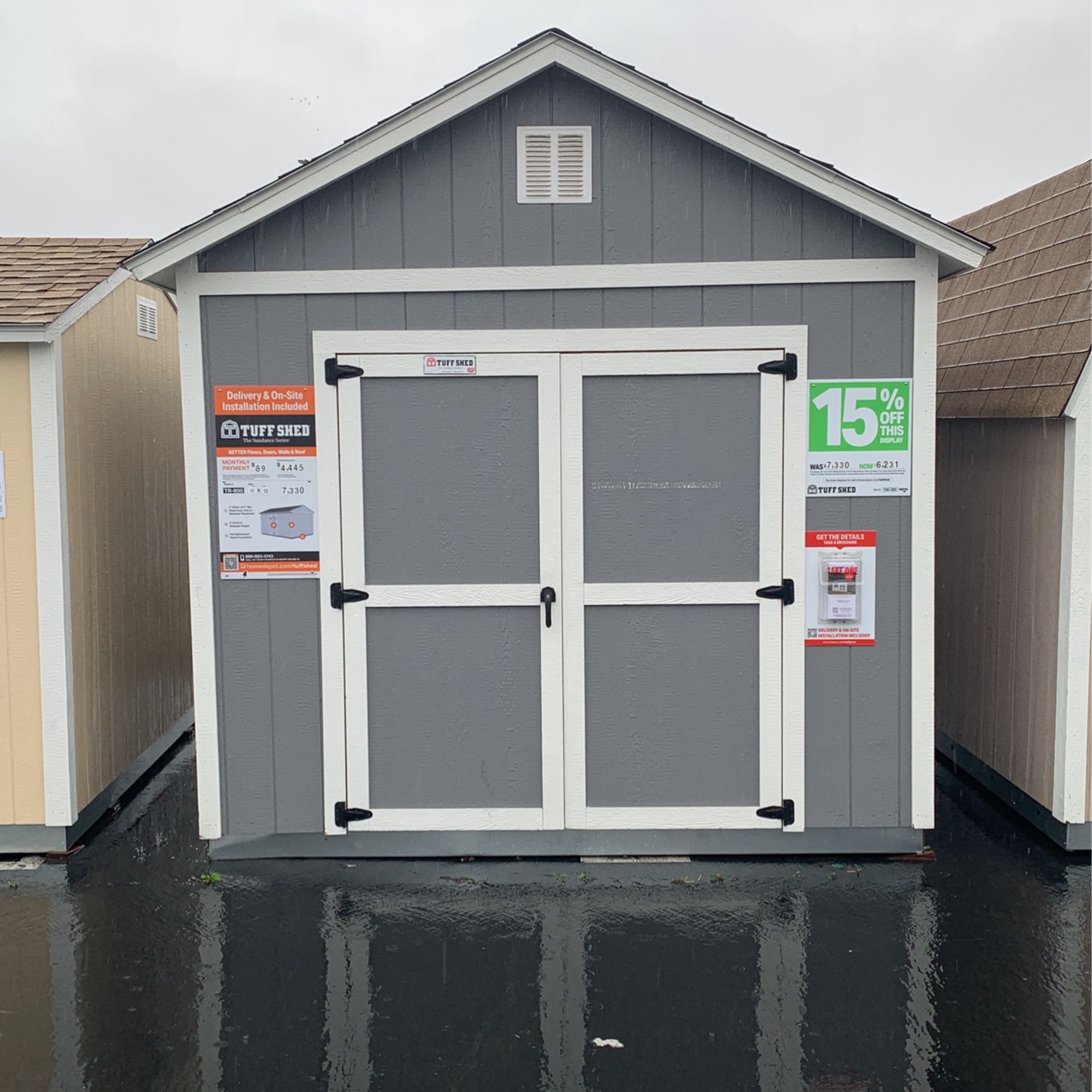 Tuff Shed Sundance TR-800 10x12 Was $7,330 Now $6,231 15% Off Financing Available!