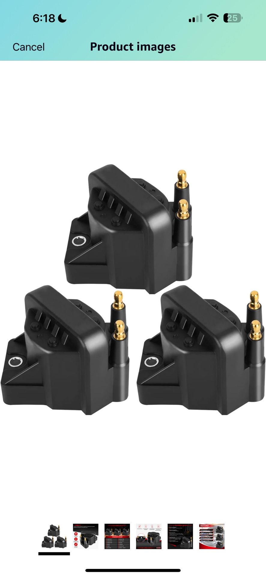 Ignition Coil Pack of 3 Replacement For 3.8L 4 V6