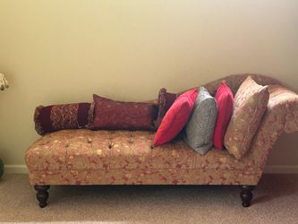Regal chaise lounge - pillows included if you want.
