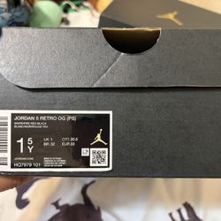 Jordan Boy Retro 5’s