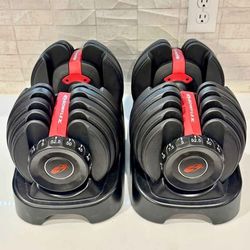 Bowflex adjustable dumbells