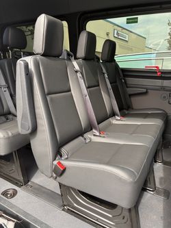 Van Rear Bench Seat Set with Seatbelts
