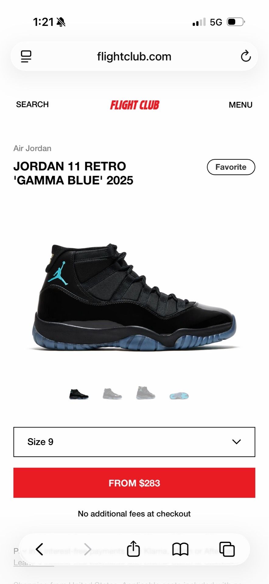 Jordan 11 Gama