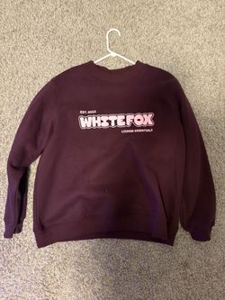 white fox sweater