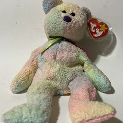 Ty Beanie Baby – Groovy Bear (Tie-Dye Edition)