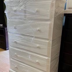 Six Drawers Jumbo Pinewood Dresser 