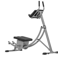 AB Coaster Abdominal Ab Rolling Fitness Machine - Black (ABS-ROLL-MACHN-BLK