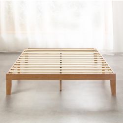 New CalKing Size Solid Wood Platform Bed 