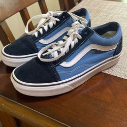 Used Old Skool Navy Vans Shoes