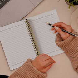 Egyptian Third Eye Spiral Notebook
