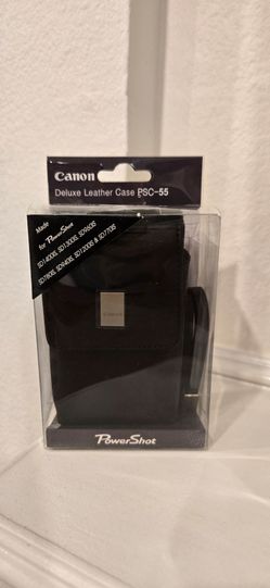 Brand New Canon PowerShot Camera Deluxe Leather Case