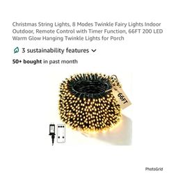 Brand new Christmas String Lights, 8 Modes