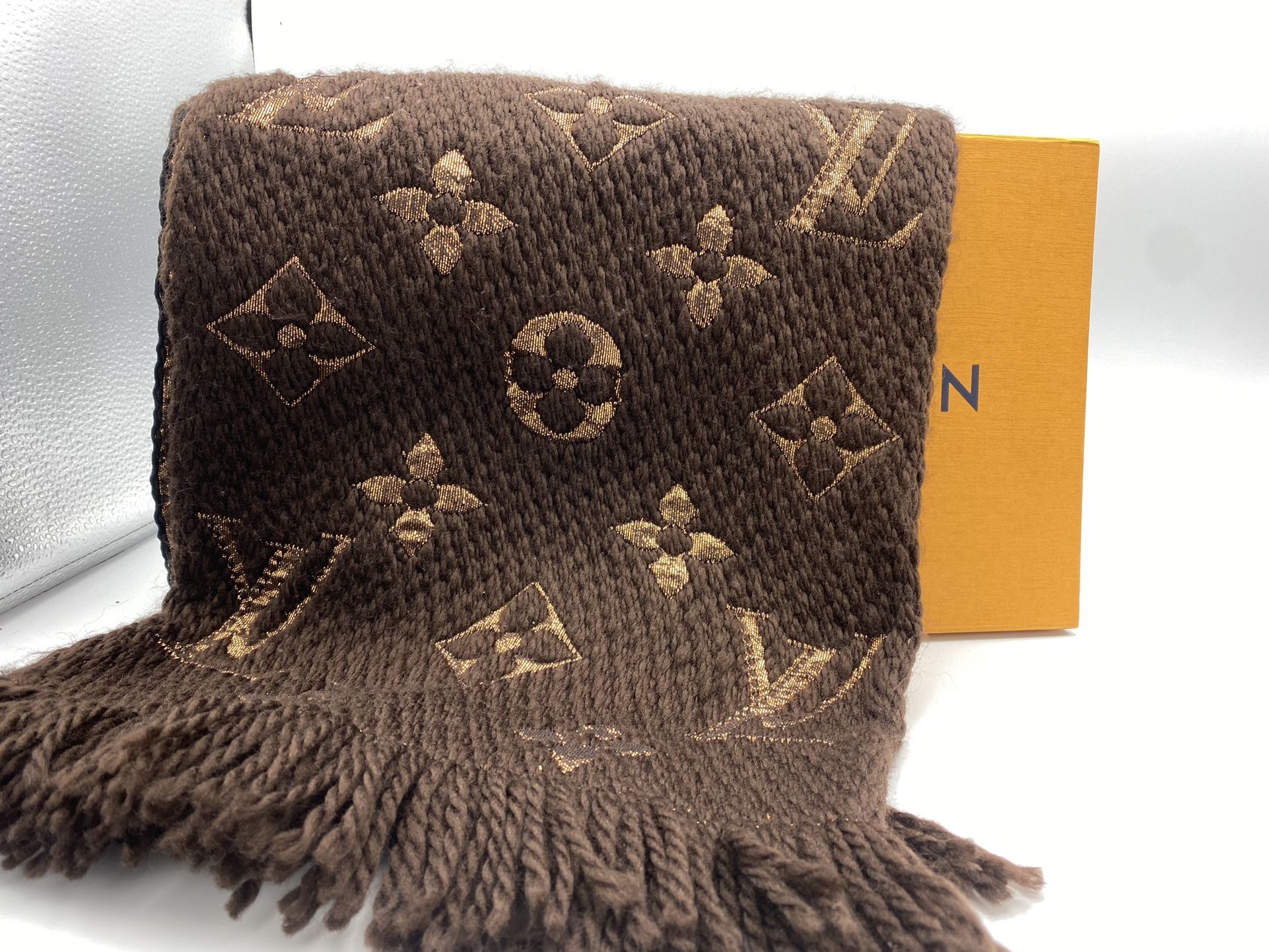 Louis Vuitton monogram Logomania wool scarf for Sale in Chicago, IL -  OfferUp
